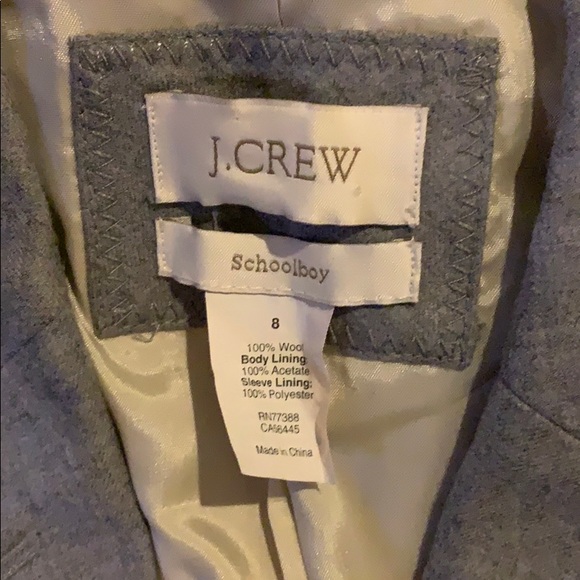 J Crew Schoolboy Chambray Blazer - Picture 2 of 3